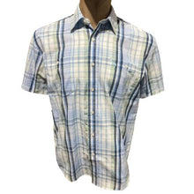 Load image into Gallery viewer, INCA S/S Check Shirt - Blue/Green (30)
