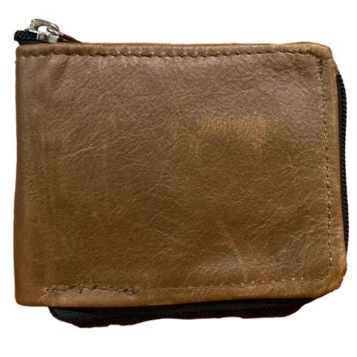 INCA Zip Around Leather Wallet