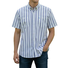 Load image into Gallery viewer, INCA S/S Striped Shirt - Blue/White (30)
