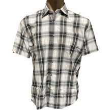 Load image into Gallery viewer, INCA S/S Check Shirt - White/Black (90)
